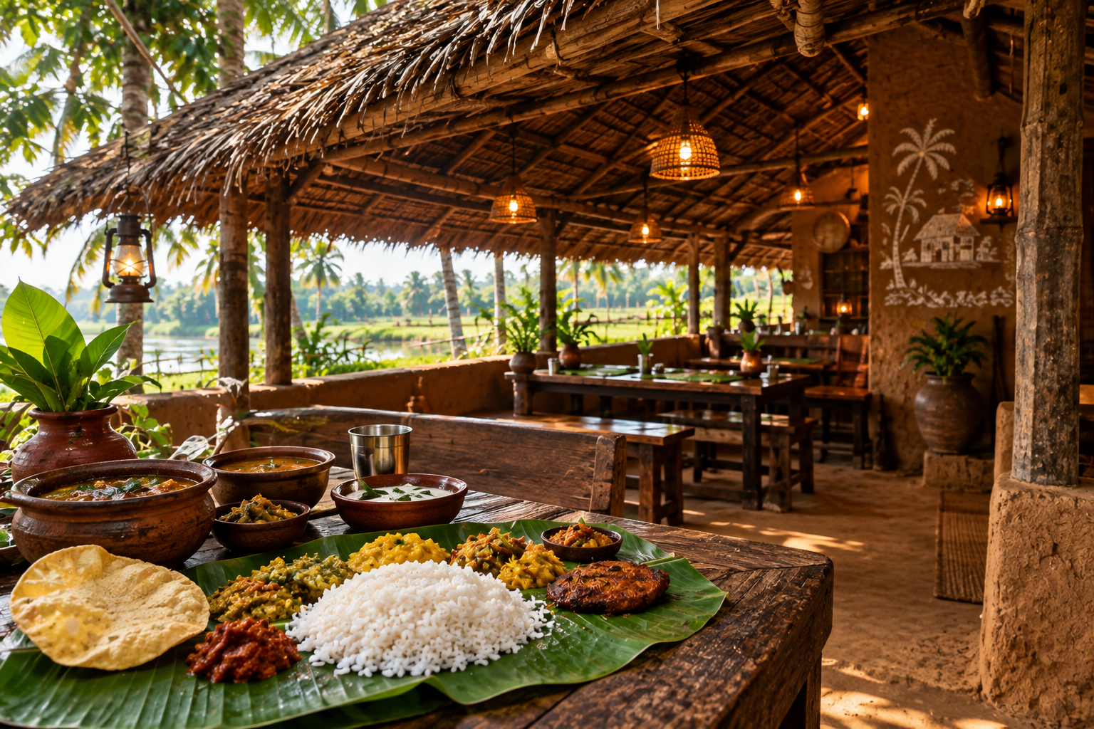 Old-Styled Hut Restaurant
